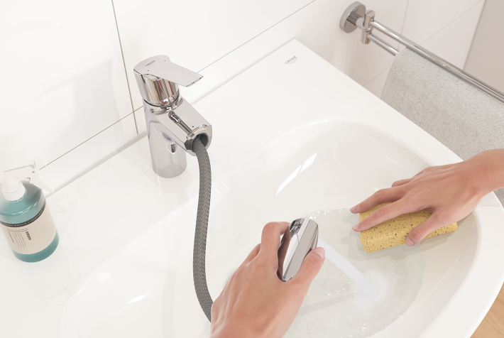 Start - Robinet de lavabo taille M avec mousseur extractible - Chrome 7
