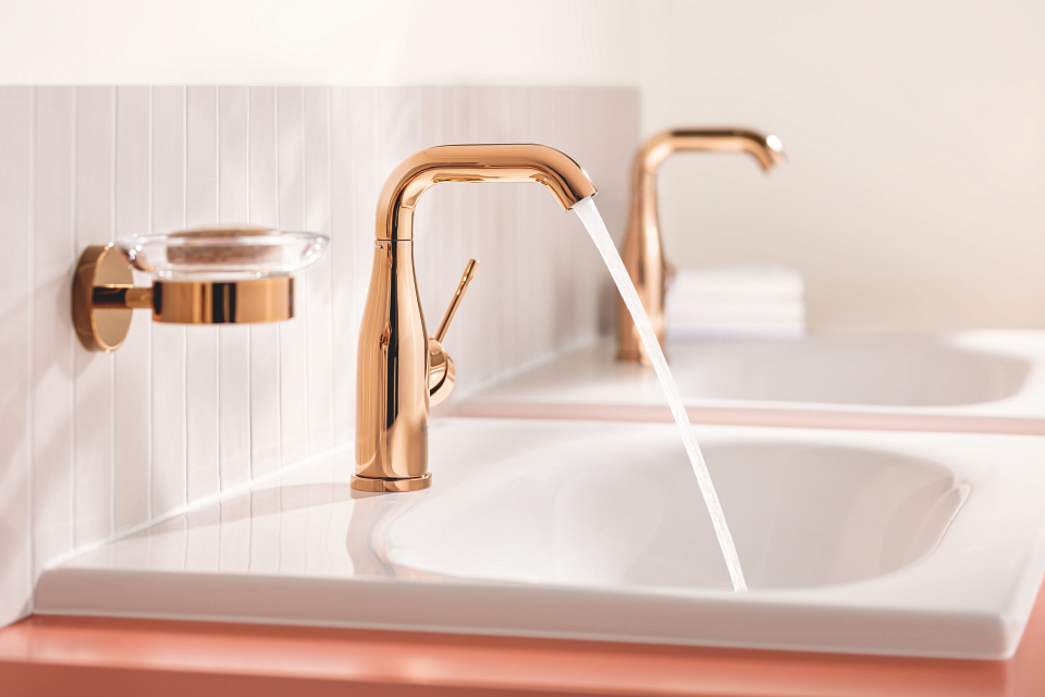 Wastafel GROHE Gouden kraan