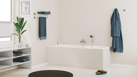 Start Edge Single-lever bath/shower mixer 1/2" 6