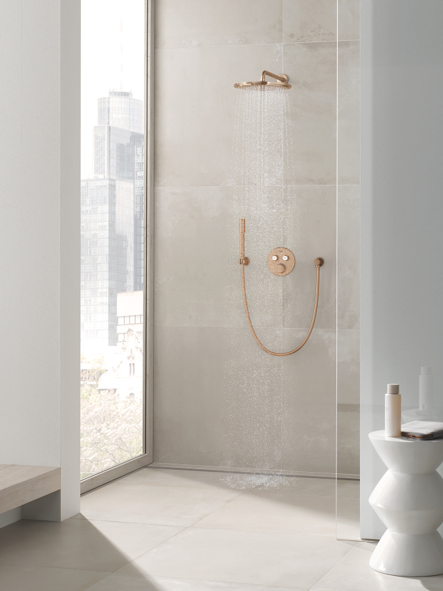 Head shower set 380 mm, 1 spray