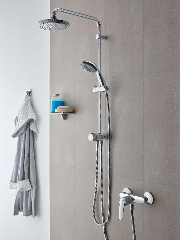 Vitalio Start - Pommeau de douche 100mm 5,7l avec 1 type de jet - Chromé 11