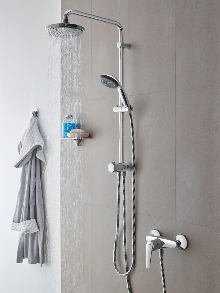 Vitalio Start - Pommeau de douche 100mm 5,7l avec 1 type de jet - Chromé 12