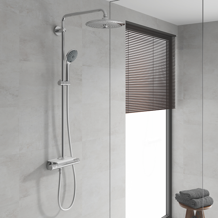 Grohe - GROHE - Ensemble mitigeur bain douche 2 sorties Vitalio