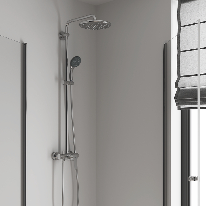 Vitalio Start System 250 Shower system with single lever for wall mounting 6