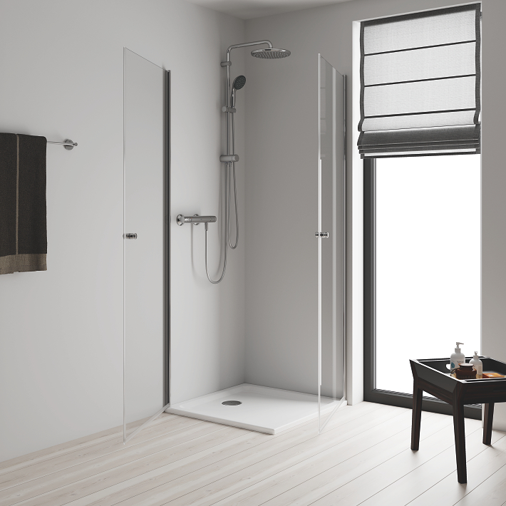 Vitalio Start System 250 Flex shower system with diverter for wall mounting 5