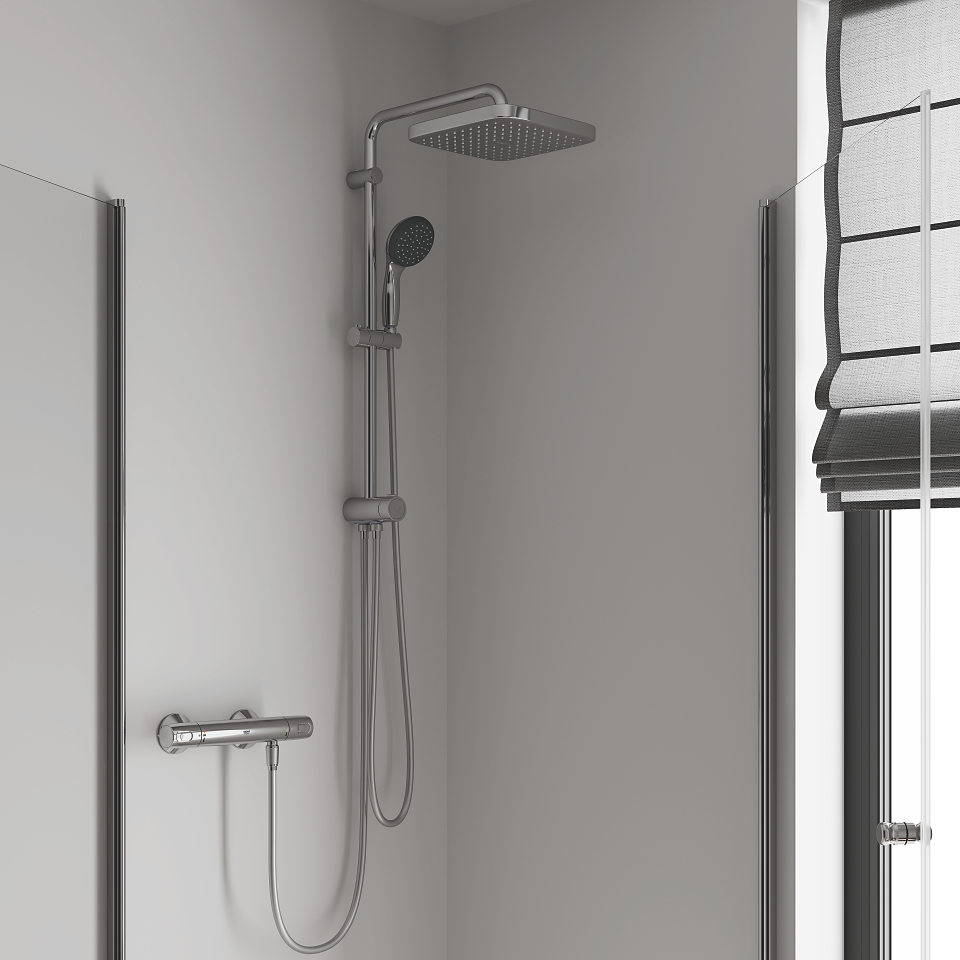 Vitalio Start System 250 Cube Flex Duschsystem mit Umstellung für die ...