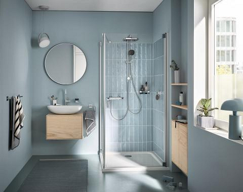 Vitalio Comfort 250 Flex Shower System met omsteller voor wandmontage 6