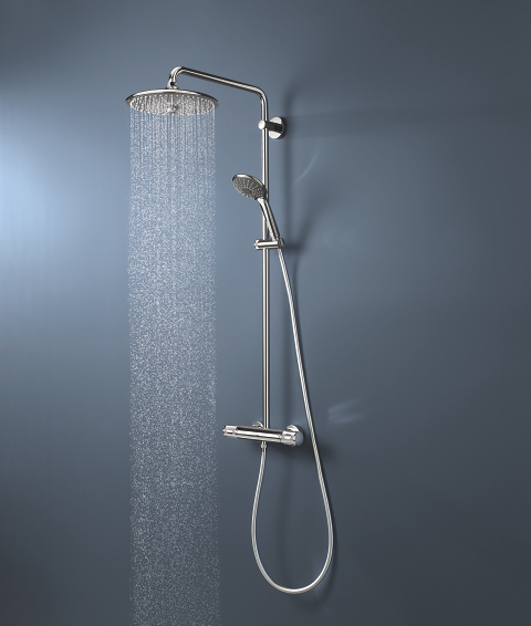 Vitalio Joy System 260 Shower system with thermostatic mixer for wall mounting 7