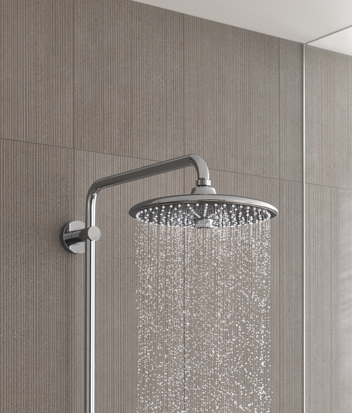 Vitalio Joy System 260 Shower system with thermostatic mixer for wall mounting 10