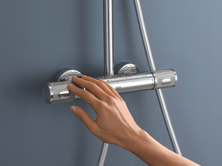 Vitalio Joy System 260 Shower system with thermostatic mixer for wall mounting 8