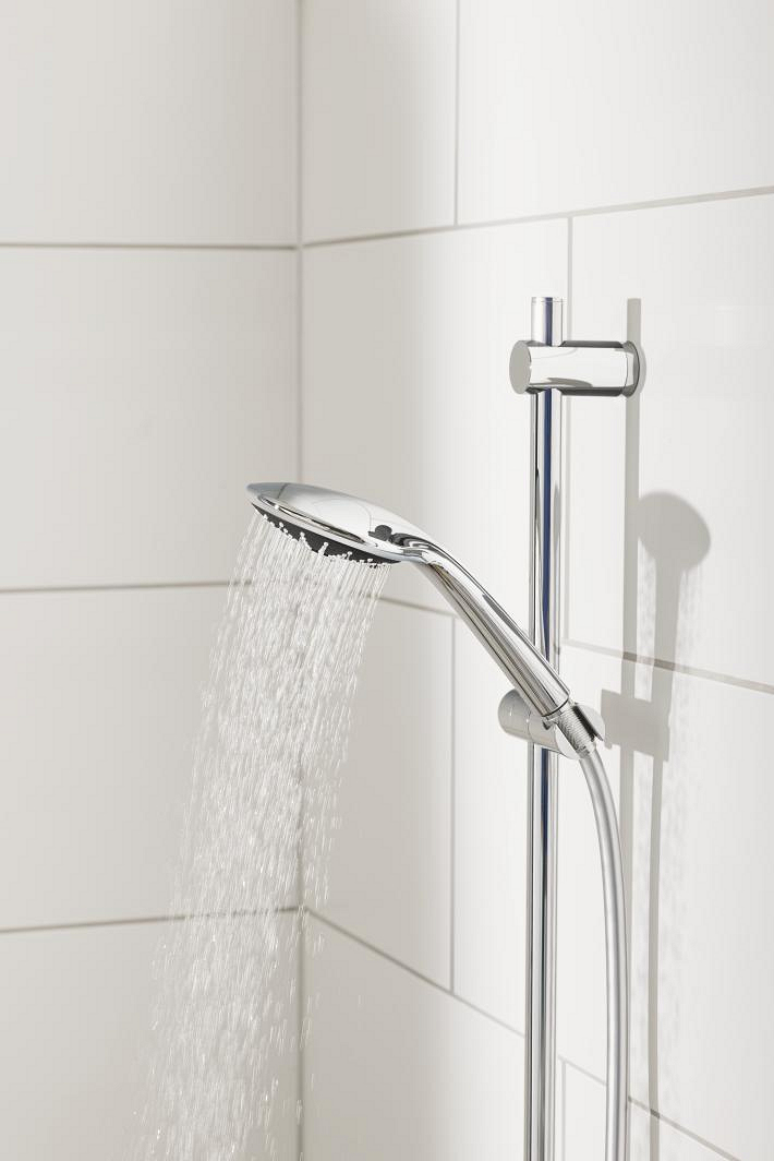 Vitalio Joy 110 Duo – Shower Rail Set  – 2 Sprays – Water-Saving – Chrome 4