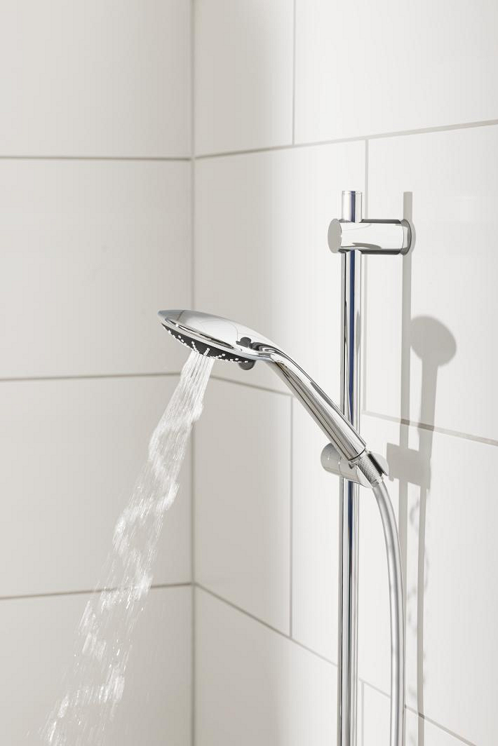 Vitalio Joy 110 Massage – Shower Rail Set  – 3 Sprays – Water-Saving – Chrome 6