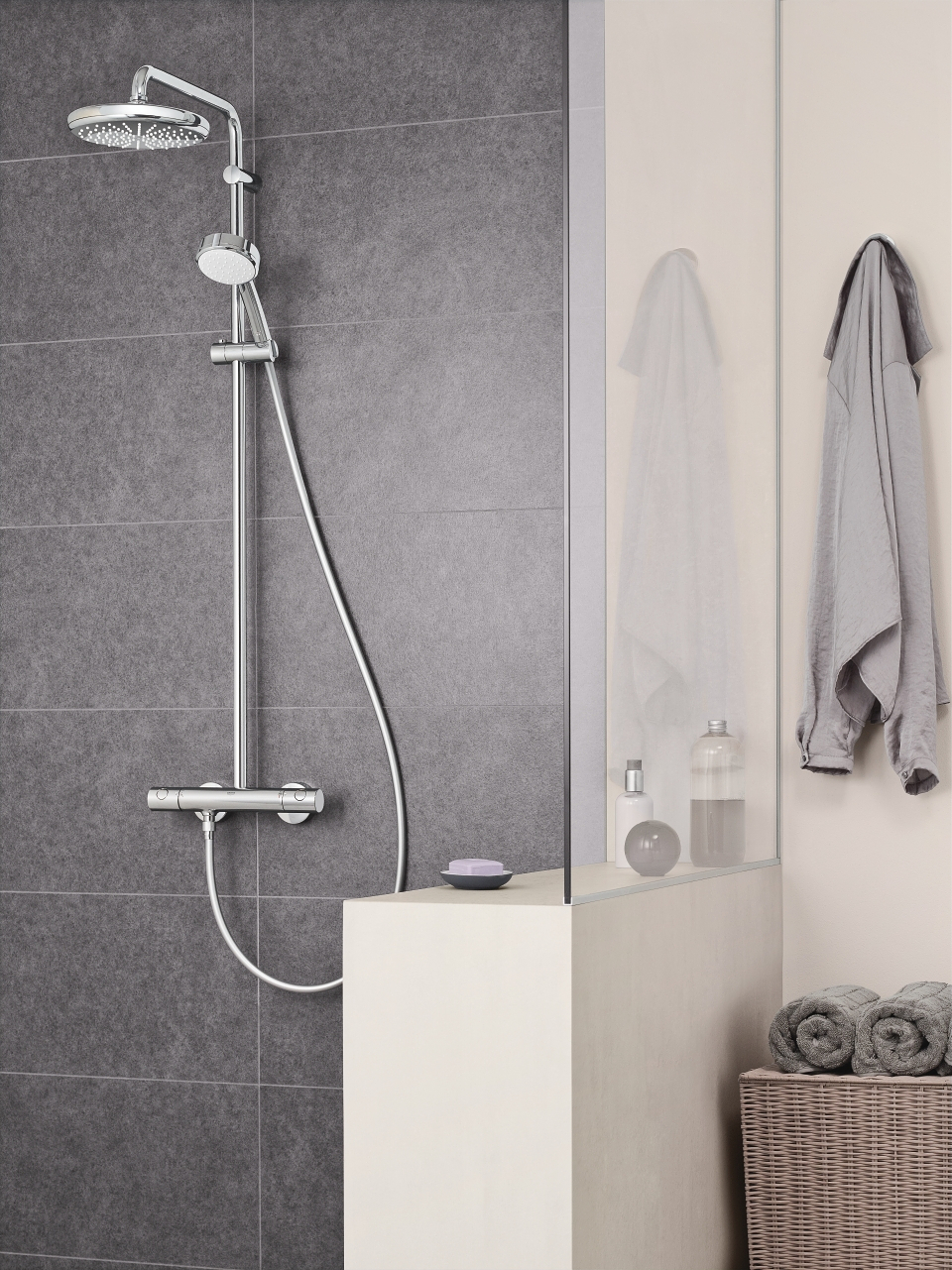 Douche de tête murale Tempesta 250 - facq