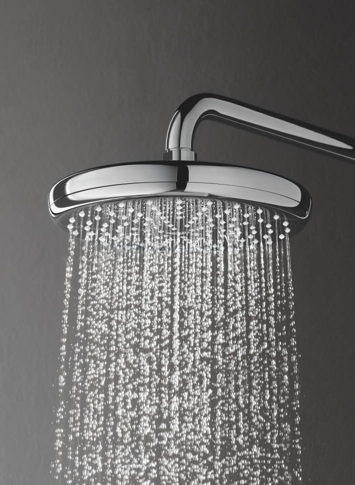 Vitalio Start - Showerhead 210mm 9,5l with 1 Spray Type - Chrome 4