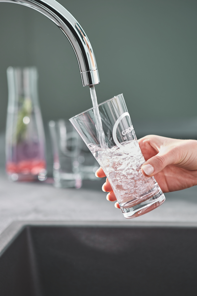 GROHE Blue Pure Minta Кухненски смесител, комплект | GROHE