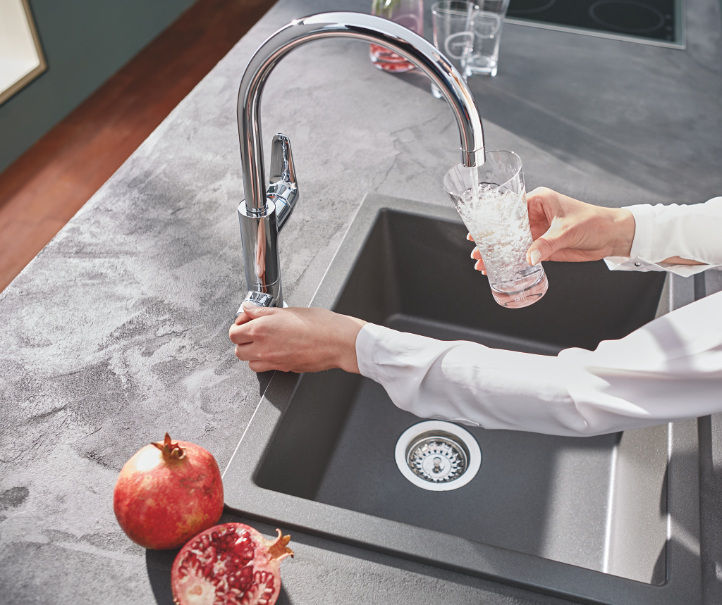 GROHE Blue Pure Minta Кухненски смесител, комплект | GROHE