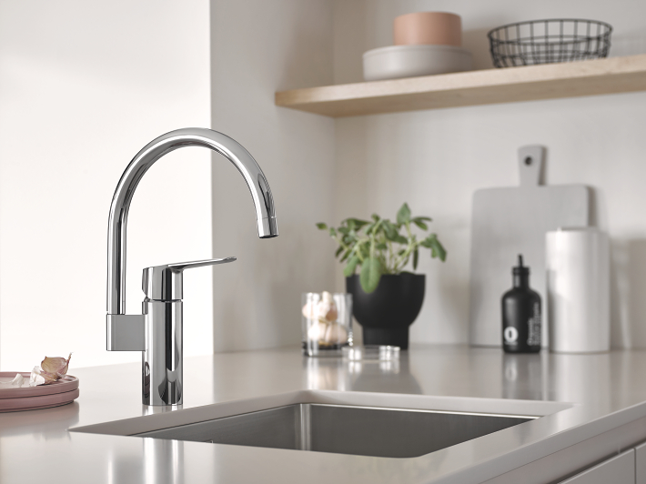 Start - Kitchen Tap C-Spout - Chrome 5