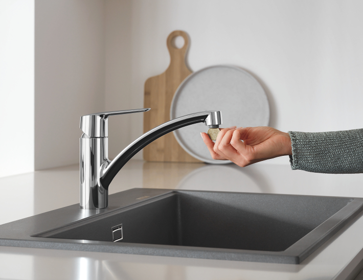 Start - Kitchen Tap Low Spout - Chrome 9