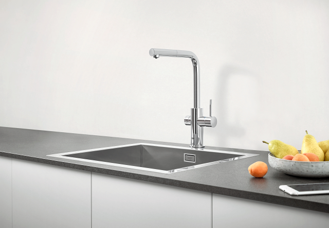 GROHE Blue Professional L-Auslauf Set mit herausziehbarem 