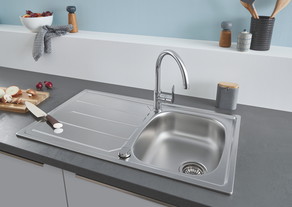 K200 Edelstahlspüle mit Abtropffläche | GROHE