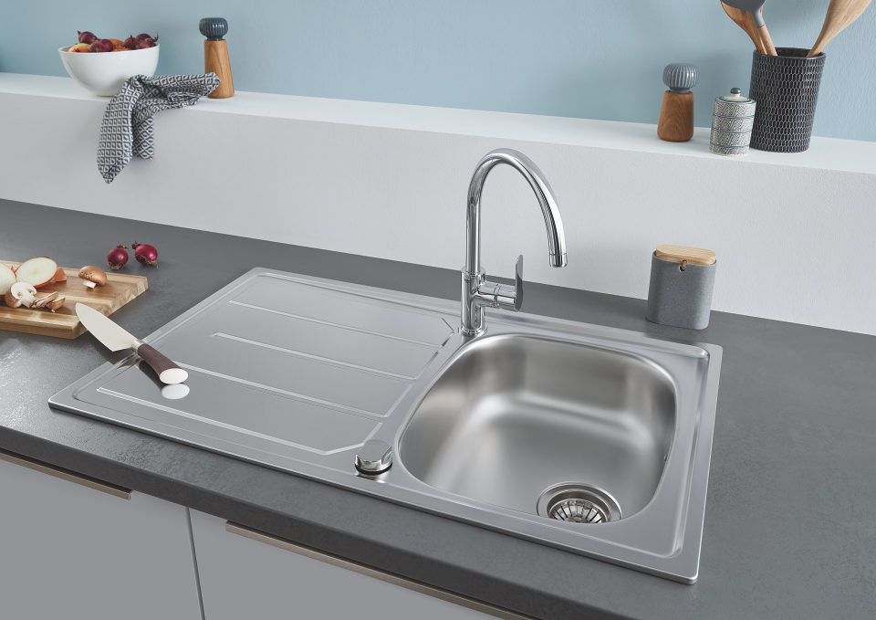 K200 Edelstahlspüle mit Abtropffläche | GROHE