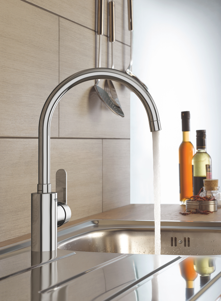 Get - Kitchen Tap C-Spout - Chrome 3