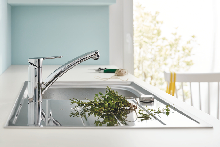 Start Eco - Kitchen Tap Low Spout - Chrome 5