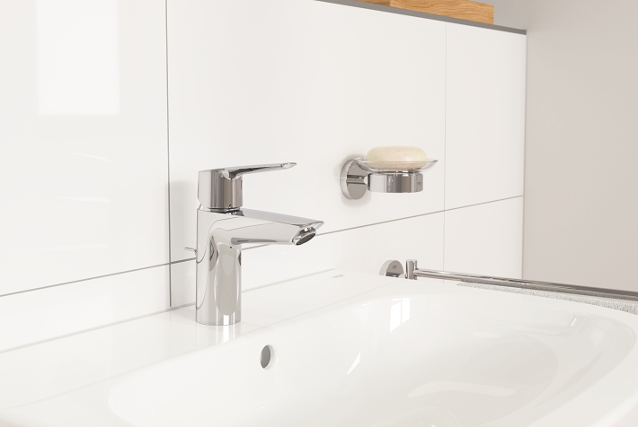 Start - Basin Tap S-Size with Push-open Waste Set - Chrome 7