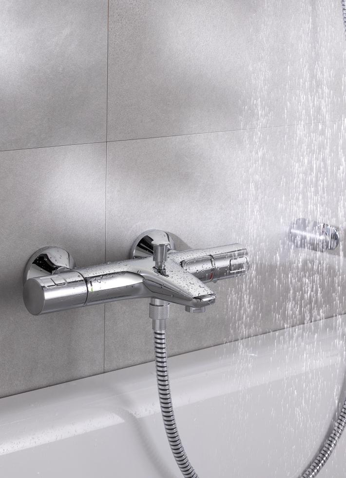 Precision Start Thermostatic bath/shower mixer 1/2" 5