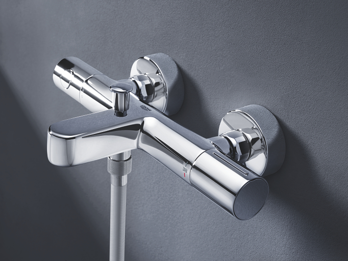 Precision Get Thermostatic bath/shower mixer 1/2" 6