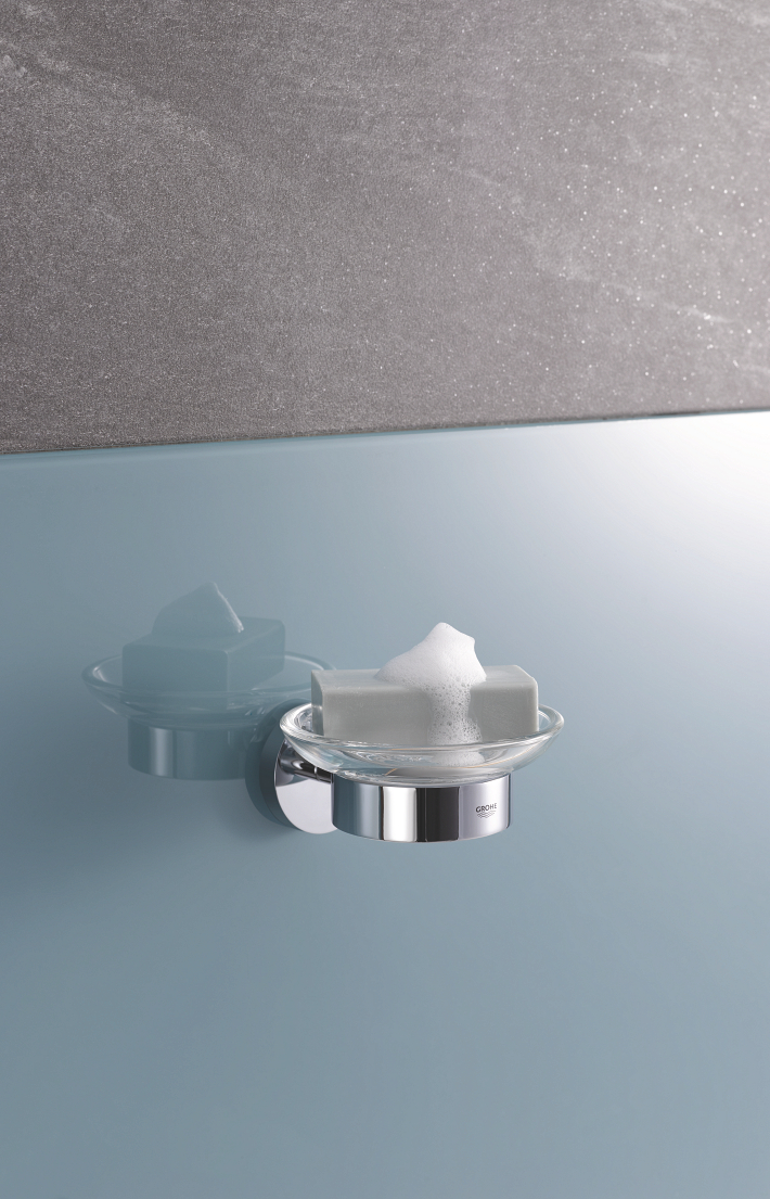 Start - Soap Dish with holder - Chrome 14