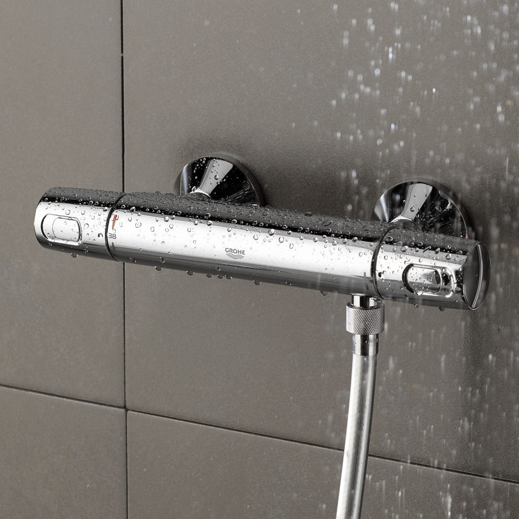 GROHE Precision Trend Thermostat - Wannenarmatur Mit Sicherheitsschutz
